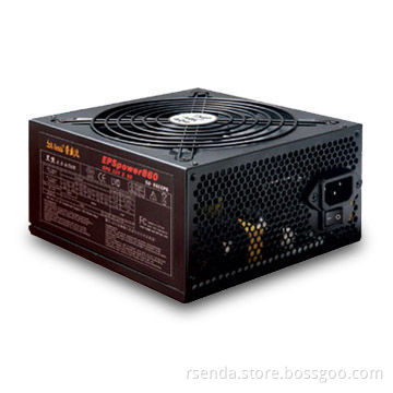 800W ATX Power Supply with Active PFC and Short-circuit Protection on All Outputs